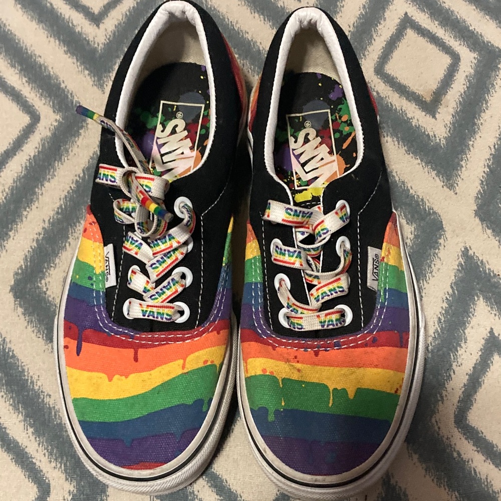 Vans Multicolor Drip Sneakers 6 🌸